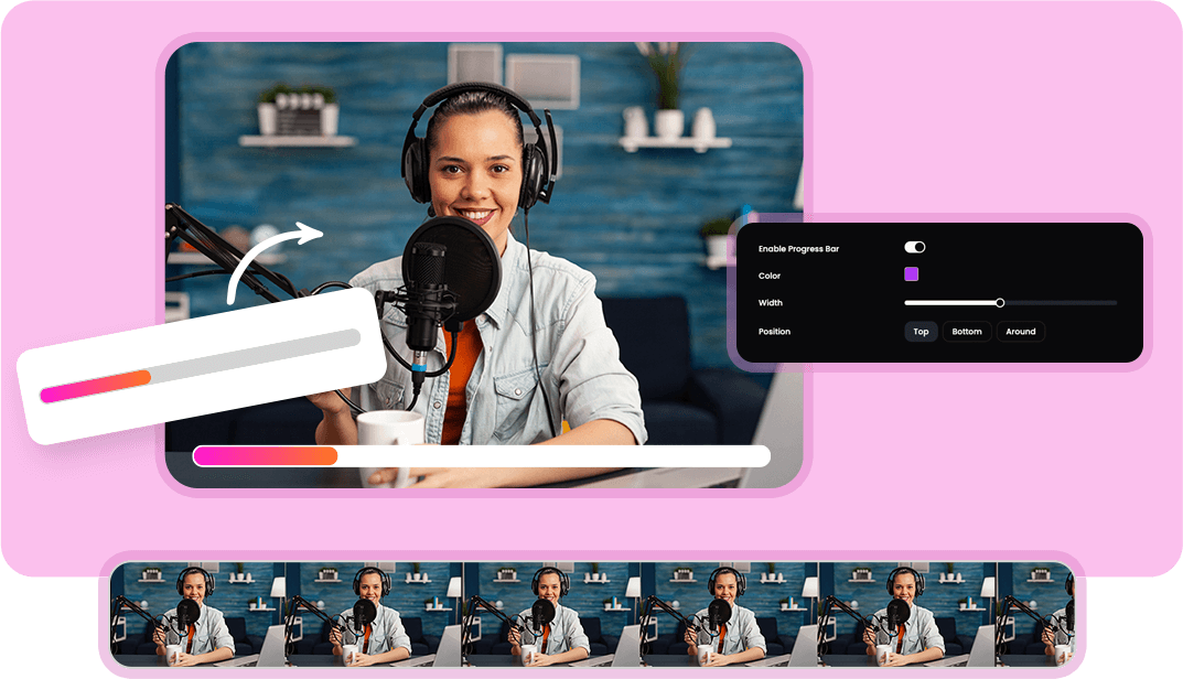 Recurso ClipsLike - Barras de Progresso Personalizadas